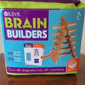 KEVA Brain Builders Wooden Puzzle Set